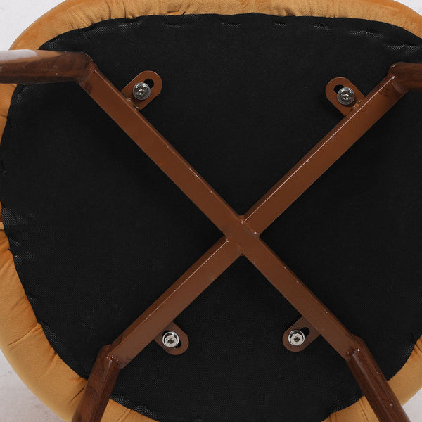 Levede 4X Seat French Mustard Dining Chairs