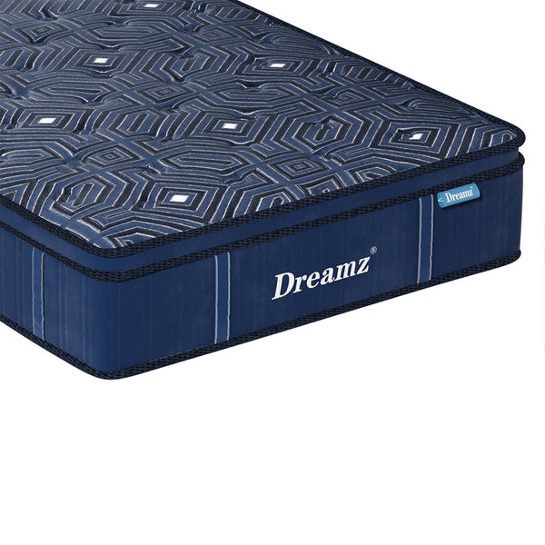 Dreamz Spring Mattress Euro Top All Sizes 30Cm Mattresses