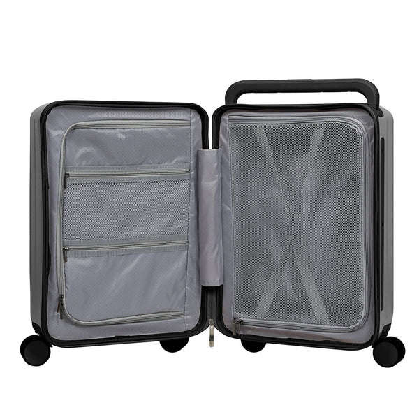 Slimbridge 20" Luggage Wide Handle Tsa Lock Grey Suitcases