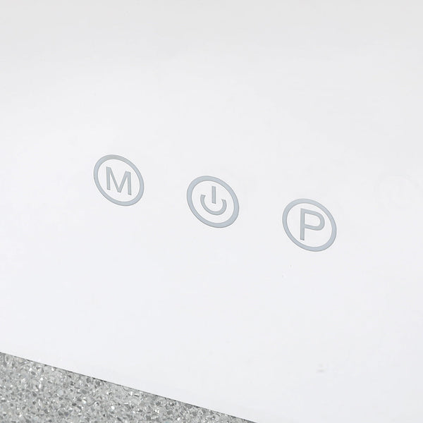 Yezi Makeup Mirror Vanity Middle Size White Makeup Mirrors