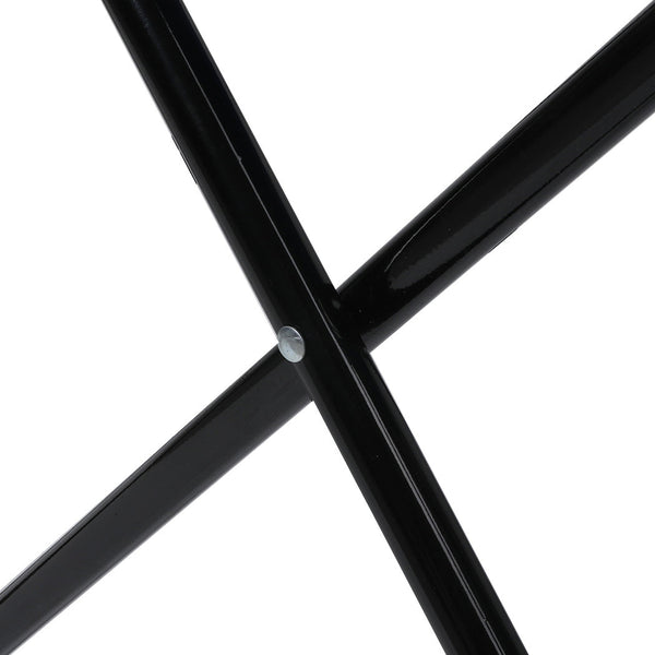 Levede Folding Arm Foldable Black Camping Chairs