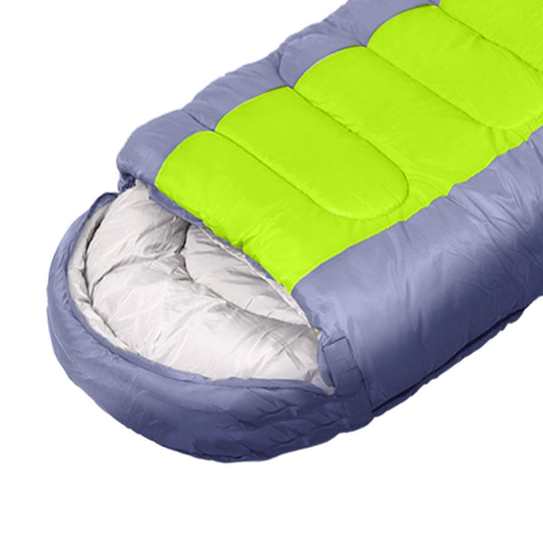 Mountview Sleeping Bag Outdoor Camping Grey Sleeping Bags