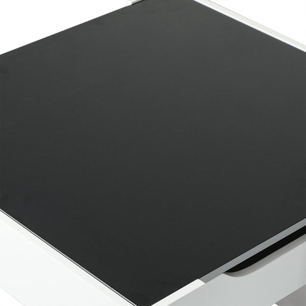 Bopeep Kids Table And Chairs Set Storage White Grey Kids Tables