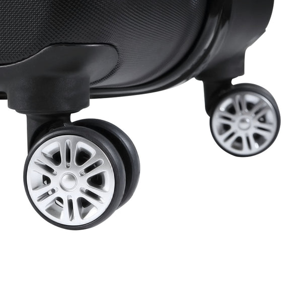 Slimbridge 20" Travel Luggage Lightweight Black Inch Suitcases