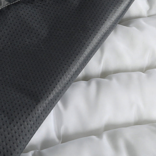 Pawz L Size Orthopedic Dog Bed With Sherpa Plush Removable Cover In Grey Pet Beds