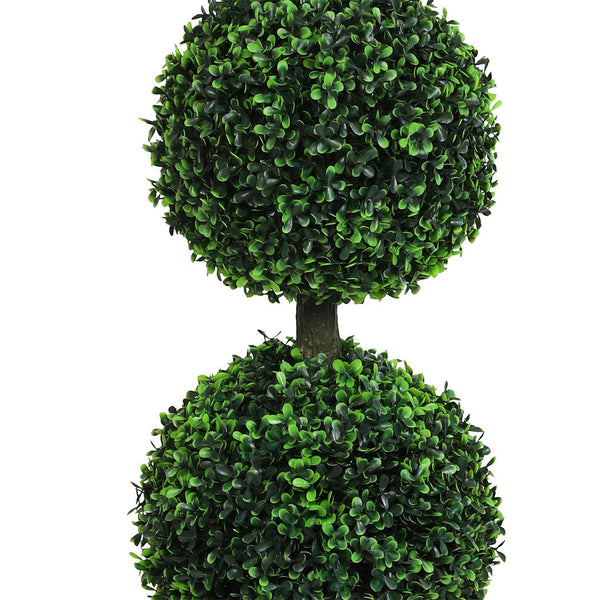 Lambu Artificial Double Ball Boxwood Trees Realistic Indoor Outdoor Decoration Artificial Plants