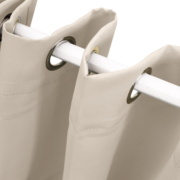 2X Blockout Curtains Panels 3 Layers Beige 132 213Cm Curtains & Drapes