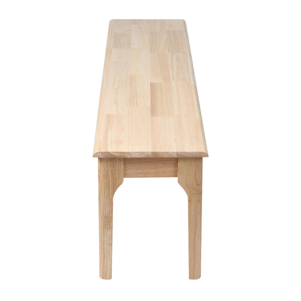 Levede 1X Bench Seat Solid Wood Oak 120Cm Dining Chairs