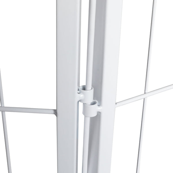 Pawz 8 Panel 32'' Pet Dog Playpen Puppy White 2.5Kg Mackerel & Lamb Fences & Pens