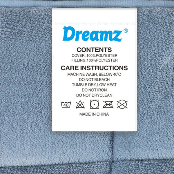 Dreamz Cozy Blue King Doona Comforter Blanket Soft Warm Bedding For Relaxation King Doonas