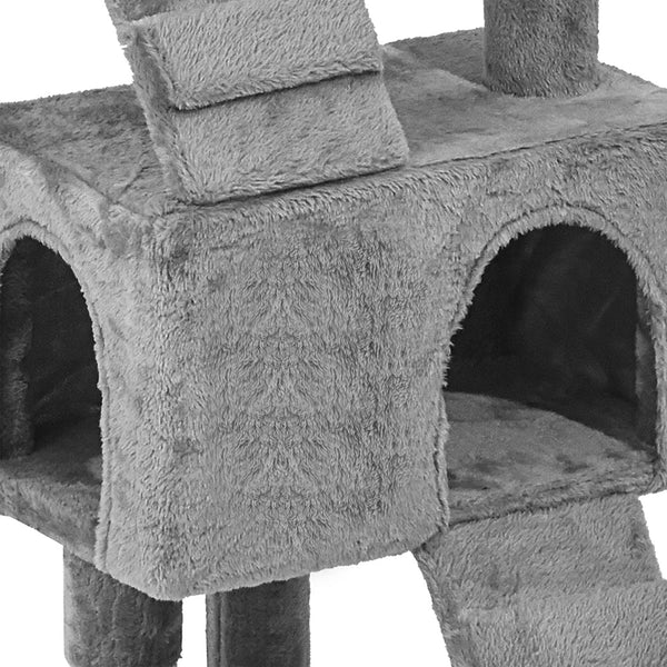 Pawz Cat Tree Scratching Post Scratcher Grey Furniture & Scratchers