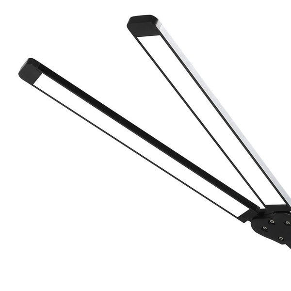 Emitto Double Head Led Desk Lamp Dimmable With Clamp Lamps