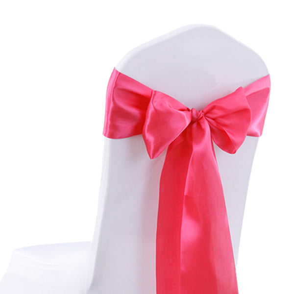 20X Satin Table Runners Chair Sashes Mauve Chair Covers