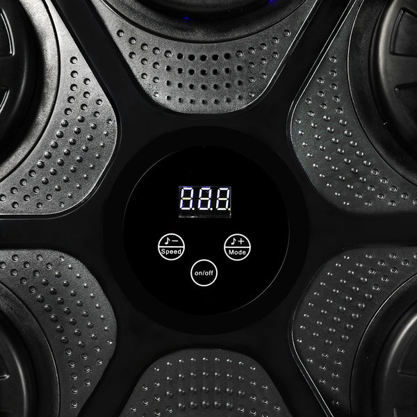 Centra Punching Box With 8 Oz Boxing Glove Wall Mounted Smart Music Trainer Black Punching Bags