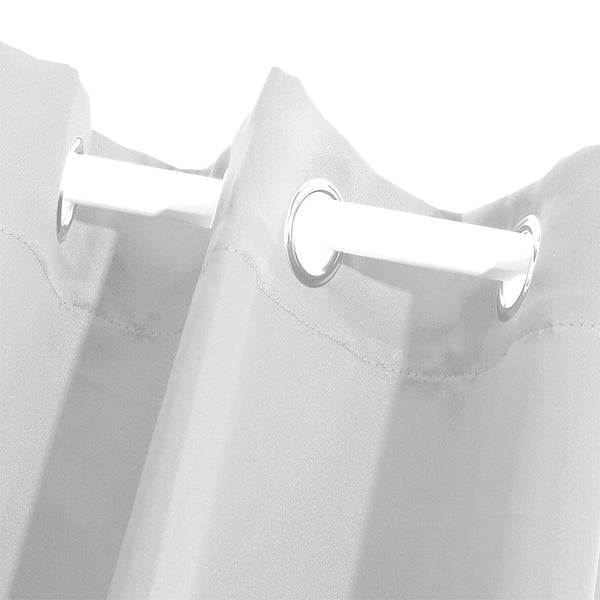 2X Blockout Curtains Panels 3 Layers Grey 180 230Cm Curtains & Drapes