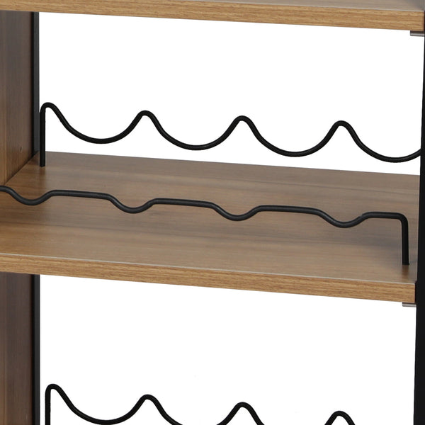 Levede Bar Cabinet Buffet Sideboard Oak Sideboards & Buffets