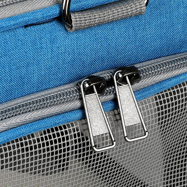 Pawz 3 In 1 Pet Soft Crate Dog Cat Carrier Xl Size Blue Multi Functional And Cozy Travel Pet Transport