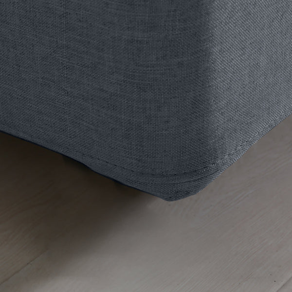 Levede King Fabric Bed Frame Tufted Dark Grey Stylish And Comfortable Sleep Solution For Bedroom King Bed Frames