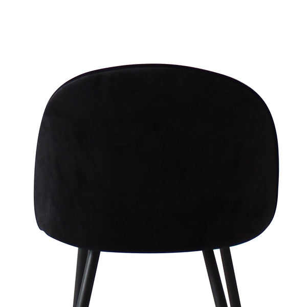 Levede Set Of 2 Black For Kitchen Or Cafe Modern Comfortable Seating Option Dining Chairs