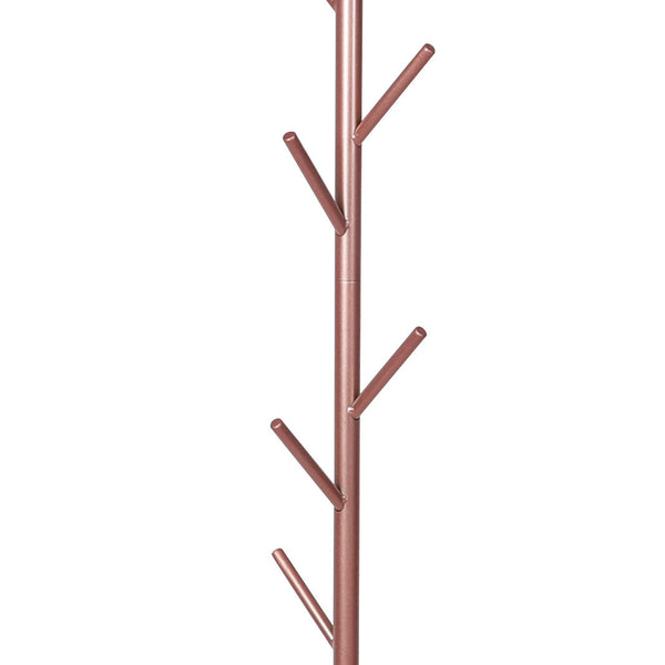 Levede Coat Rack Hat Clothes Stand Hanger Rose Gold Elegant Storage Solution Coat & Hat Racks