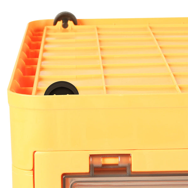 Storage Containers With Lid Clothes Orange Small Storage Units