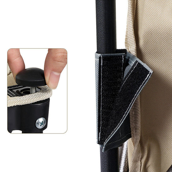 Lambu Folding Wagon Cart Khaki Wheelbarrows Carts Wagons