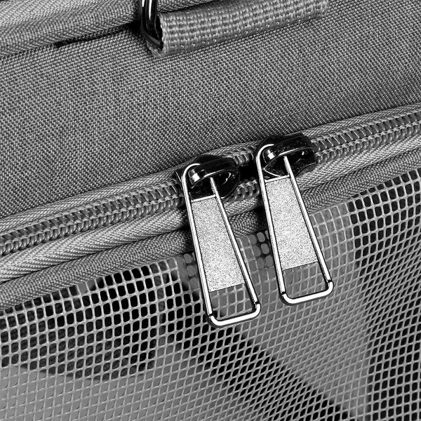 Pawz 3 In 1 Pet Soft Crate Dog Cat Carrier Xl Size Grey Versatile And Comfortable Travel Solution Pet Transport