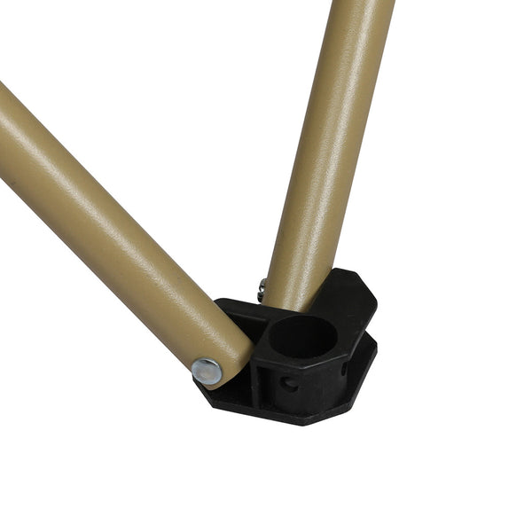 Levede Folding Camping Moon Chair Lightweight Beige Camping Chairs