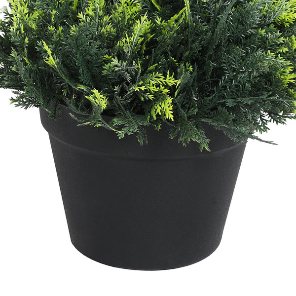 Lambu Artificial Spiral Cedar Tree Realistic Green Foliage Uv Resistant Artificial Plants
