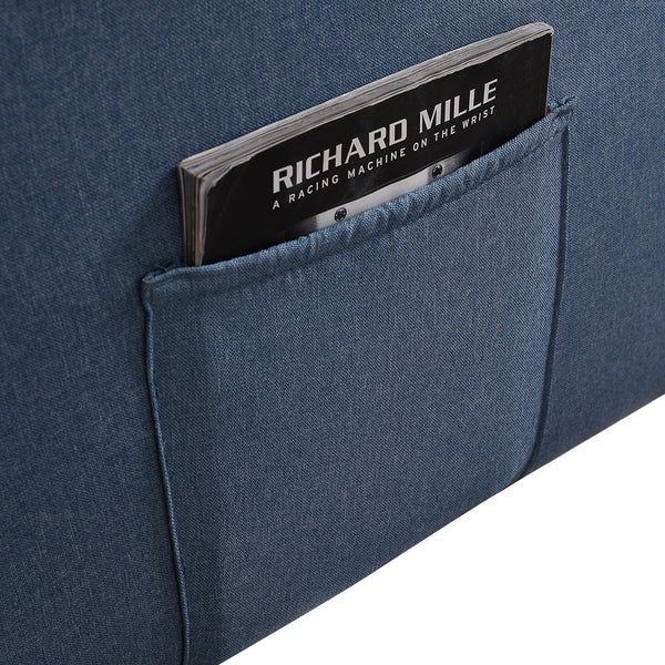 Levede Massage Recliner Chair Blue Comfortable Relaxation For Living Room Or Office Space Electric Massage Chairs