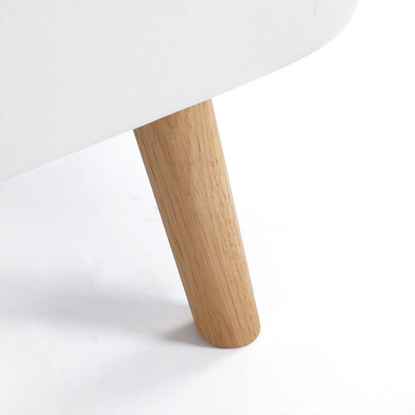 Levede Accent Ottoman Chair Footstool Modern Comfortable Seating For Living Room Or Bedroom Accent Chairs