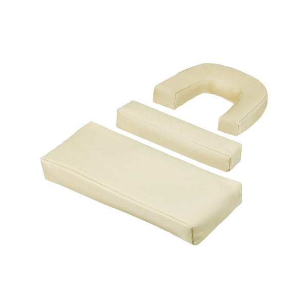 Levede Foldable Beach Lounge Chairs With Face Hole Khaki Loungers