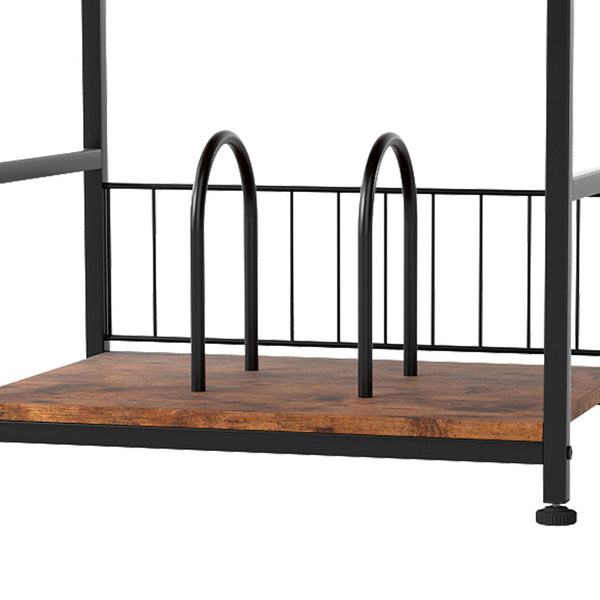 Levede Side Table 3 Tier Storage Shelf Modern Side Tables