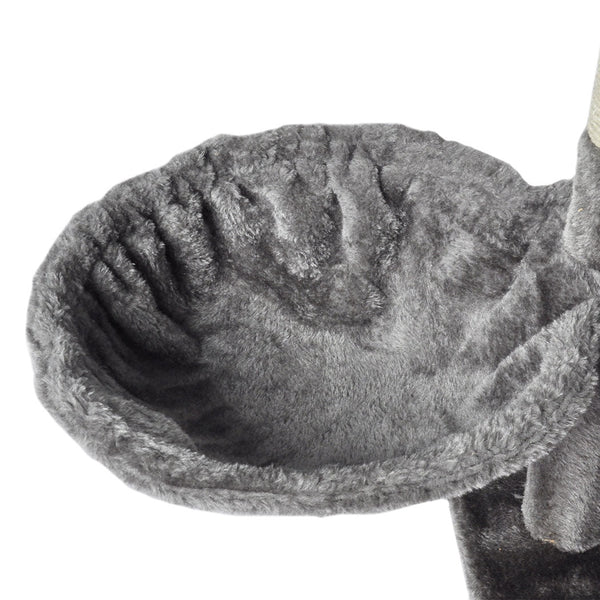 Pawz 130Cm Cat Tree Toy Scratching Post Grey Furniture & Scratchers