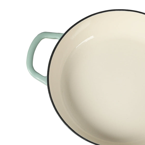 Toque 3.5L Enamel Dutch Oven Pan Vibrant Green Cookware Casserole Pans