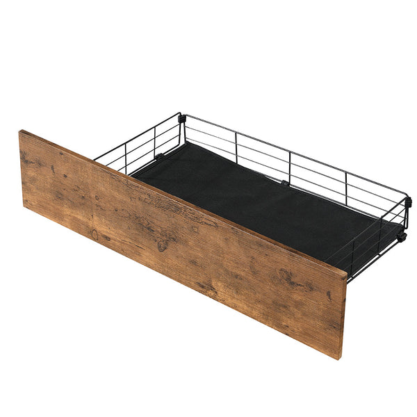 Levede Queen Bed Frame Rgb Led 4 Drawers Usb Queen Bed Frames