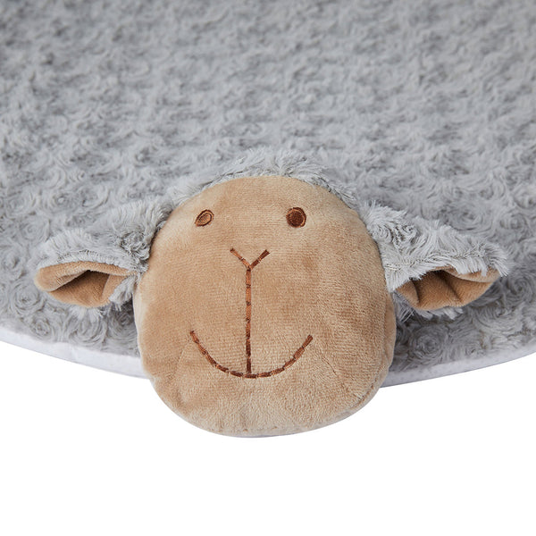 Pawz Large Calming Squeaky Pet Bed For Cats And Dogs Grey Soft Comfortable Design Pet Beds