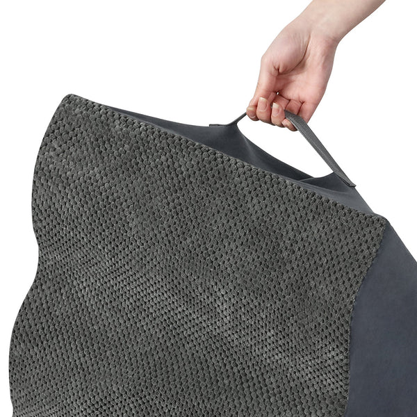 Pawz 4 Steps Pet Stairs Dog Ramp High Density Foam Grey Pet Transport