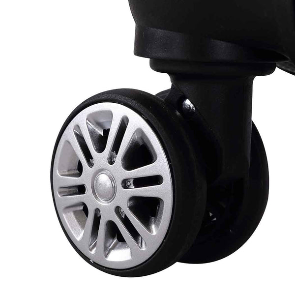 Slimbridge 20" Carry On Travel Luggage Black Inch Suitcases