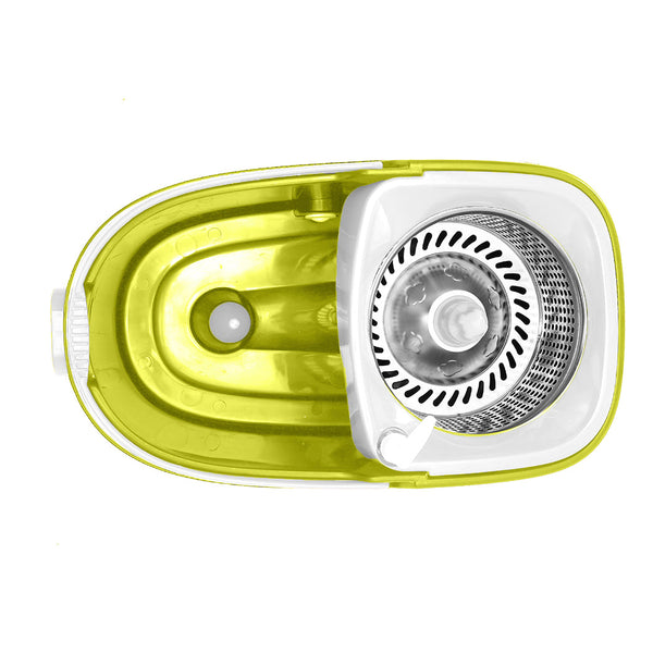 Cleanflo Spin Mop Bucket Set 360 Spinning Green Mops Brooms & Scrubbers