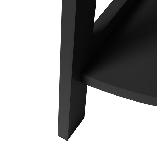 Levede Black 5 Tier Corner Shelf Storage Unit For Home Organization And Display Bookshelves