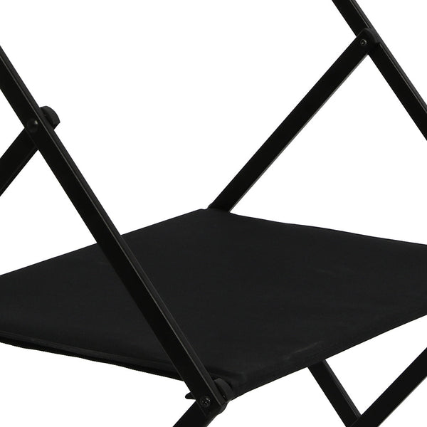 Levede Foldable Shelves 2 Layer With Hooks Black Camping Storage