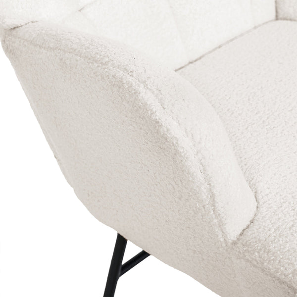 Levede Fleece Rocking Chair Chairs