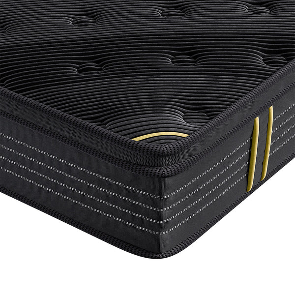 Dreamz Super King 35Cm Bamboo Euro Top Spring Mattress Mattress Toppers & Protectors