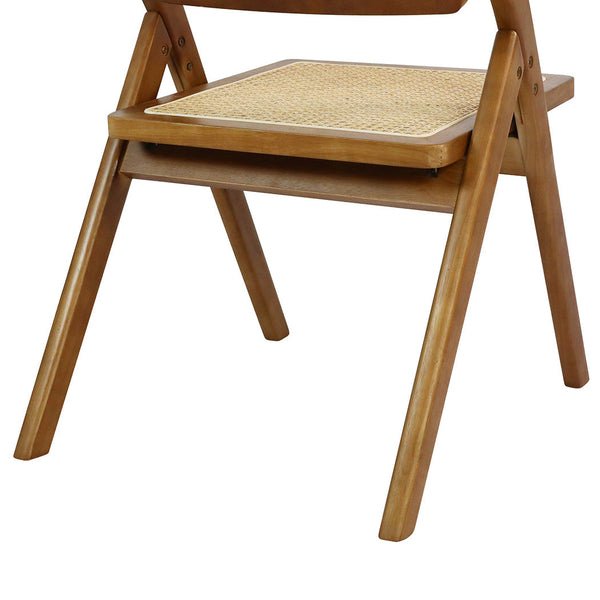 Levede 4X Foldable Rattan Dining Chairs