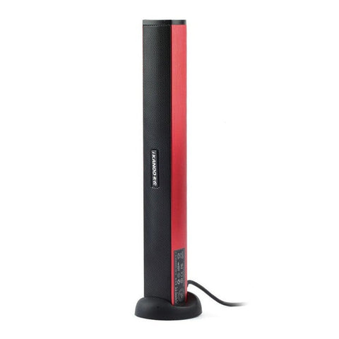 N12 Portable Usb Powered Wired Computer Speaker Red