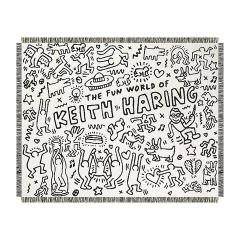 Weave Graffiti Throw Blanket Sofa Couch Bed Cover Outdoor Tapestry Tapestries