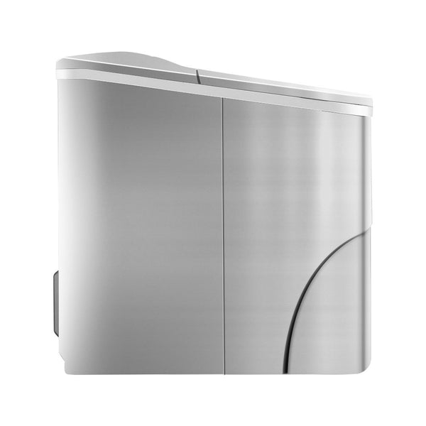 Devanti Ice Cube Maker Silver Countertop Ice Makers