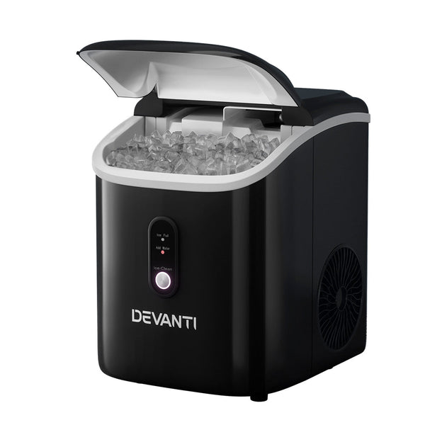 Devanti Ice Maker Machine Nugget Cube 15Kg Bar Countertop Countertop Ice Makers