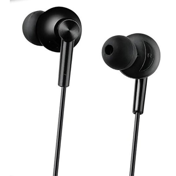In Ear Computer Phone Subwoofer Earphones Music Headphones Black Wired Earphones